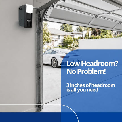 Skylink G2 Wall Mount Garage Door Opener with Built-in WiFi, Quiet & Compact