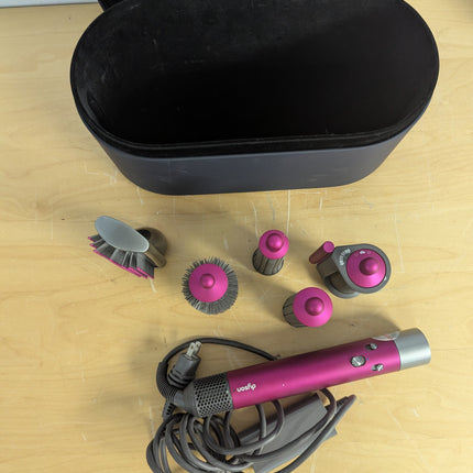 Dyson Airwrap i.d.™ Complete Multi-Styler, Fuchsia, 5 Attachments with Case (No Firm Brush)