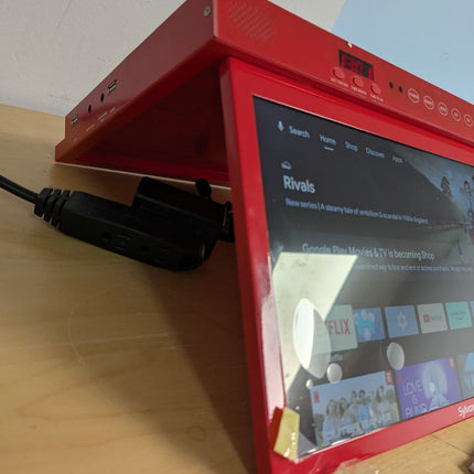 SYLVOX 15.6 inch Smart TV for Kitchen, 1080P RV TV Under Cabinet Television, Sma