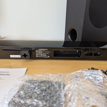 180W Sound Bar MEREDO 2 in 1 Detachable Soundbar for TV 2.1CH Soundbar with Subw