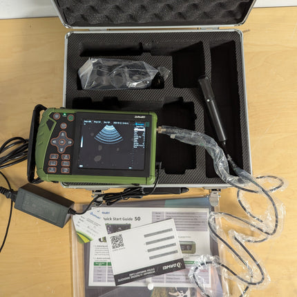 Veterinary Ultrasound Scanner Kit for Cattle, Horses, Pigs & Sheep, Portable Handheld Vet Scanner with Waterproof Probe