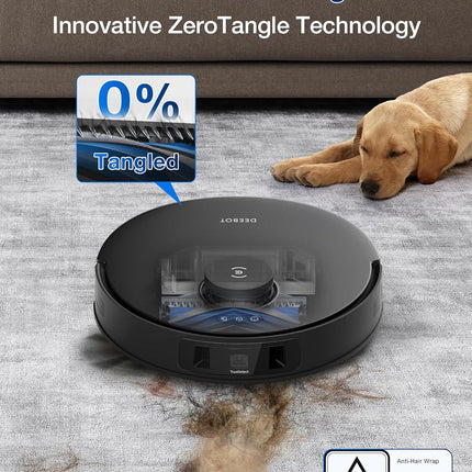 ECOVACS DEEBOT T30S Robot Vacuum and Mop, 11000Pa, ZeroTangle Technology, TruEdg