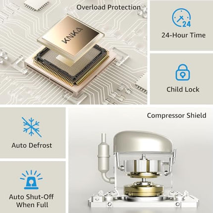 21 Pint Quiet Dehumidifier with Drain Hose, 1300 Sq.ft Dehumidifiers for Home, S