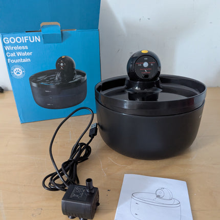 Wireless Cat Water Fountain Cordless: Automatic Cats Fountains Battery Operated