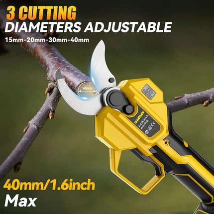 2-in-1 Electric Pole Pruning Shears Cordless Compatibility with DEWALT 20V MAX B