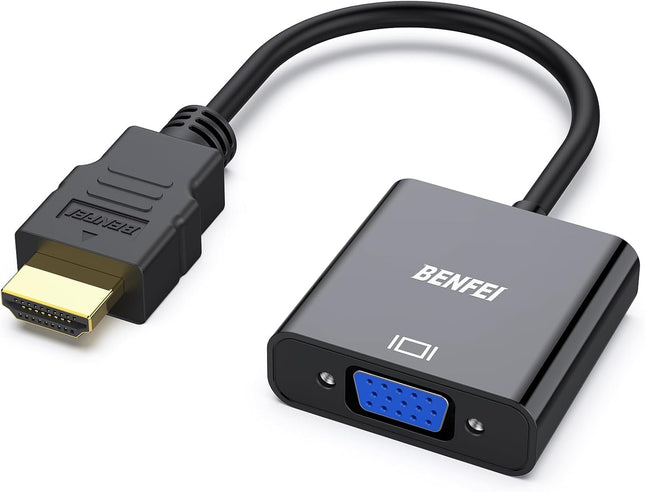 BENFEI HDMI to VGA, Gold-Plated Adapter (Male to Female) for Computer, Desktop,