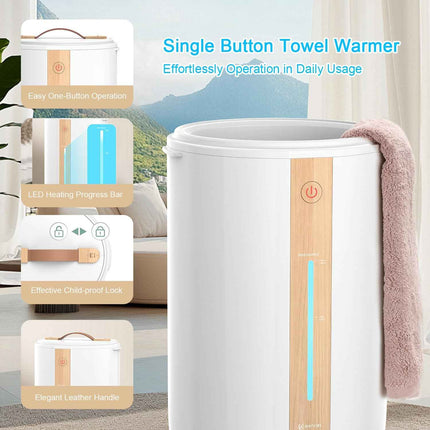 Keenray Towel Warmer for Bathroom, Towel Warmer Bucket with Heating Progress Bar
