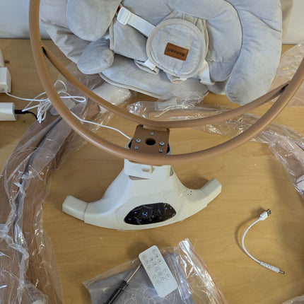 Baby Swings for Infants, Monamii Baby Swing, Bluetooth Infant Swing with Music S