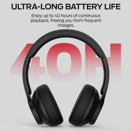 Monster Mission 100 Bluetooth Headphones, Over Ear Headphones with Immersive Bas
