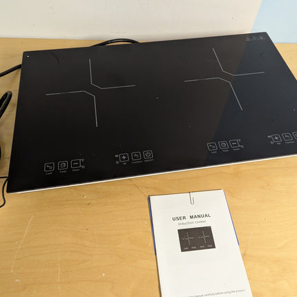 VBGK Double Induction Cooktop, 4000W Countertop Burner Hot Plate with 2 Burner,