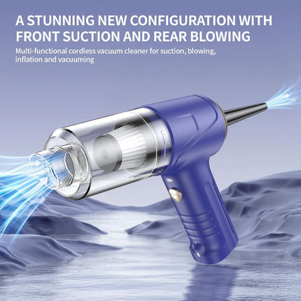 Car Vacuum Portable Cordless 18000PA High Power Mini Vacuum Cleaner 4-in-1 Compr