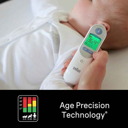 Braun IRT6520CA ThermoScan® 7 Ear Thermometer with Age Precision™ for All Age Gr