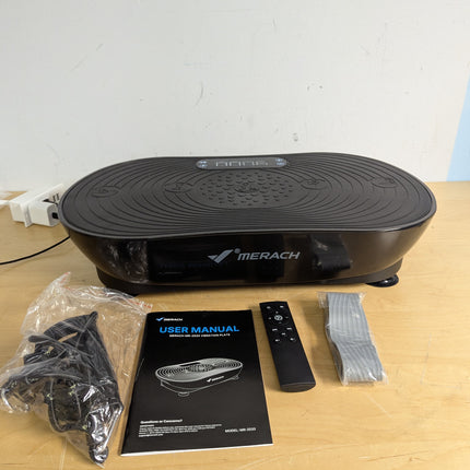 Merach V33 Pro Vibration Plate Exercise Machine with LED Touchscreen, 99 Speeds, Bluetooth Speakers, 350 lb Capacity