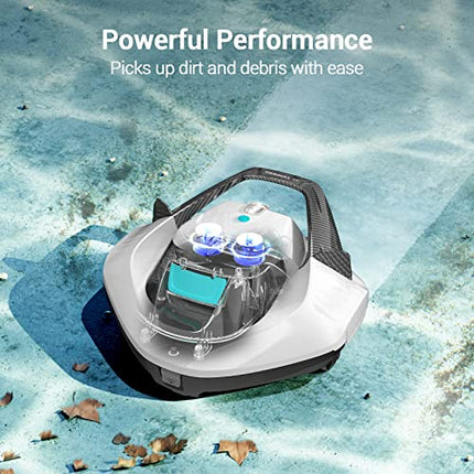 FAULTY AIPER Cordless Robotic Pool Cleaner, Pool Vacuum Lasts 90 Mins, LED Indic