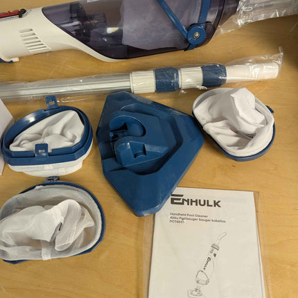 Enhulk Pool Vacuum for Above Ground Pool with Powerful Suction up to 18.5 gallon