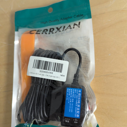 This OBD power cable from CERRXIAN delivers 24/7 surveillance mode and low volta