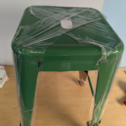 Flash Furniture 24" Green No Back Metal Stool
