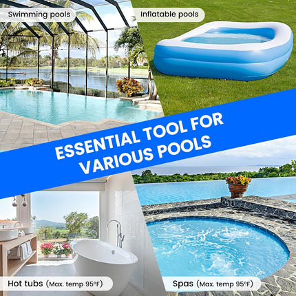 Enhulk Rechargeable Handheld Cordless Pool Vacuum for Above Ground Pool and Ingr