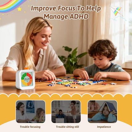 EooCoo Visual Timer for Kids, 99 Minute Colorful Petals Countdown Digital Timers