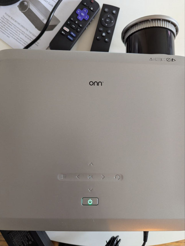 Projector with Streaming Services ONN 1080p Portable