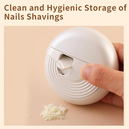 Electric Nail Clipper, 2 in 1 Electric Polishing Automatic Nail Clippers with Na