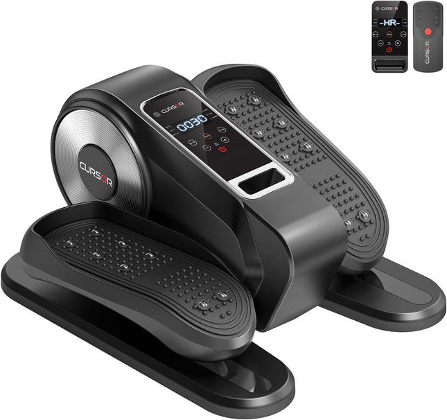 Under Desk Elliptical Machine, Electric Seated Pedal Exerciser, Mini Ellipse Leg