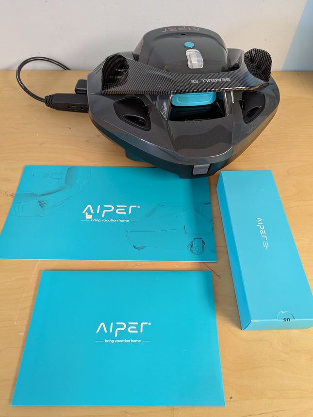 AIPER Cordless Robotic Pool Cleaner, Pool Vacuum Lasts 90 Mins, LED Indicator, S
