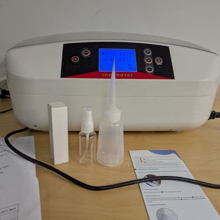 Egg Incubator for Hatching 56 Chicken Eggs Automatic Turning Temperature Humidit