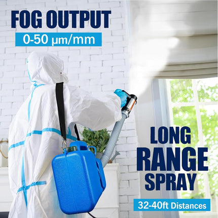 LONYEON Electric ULV Fogger Sprayer Atomizer Mist Cold Fogger Backpack Machine -