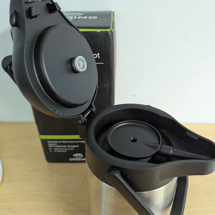 Thermal Coffee Carafe 74Oz, Keeps Coffee Hot for 12Hrs & Cold for 24Hrs, Stainle