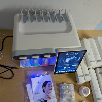 Hydro Oxygen Professional Facial Machine for Spa,Skin Care Device with 10inch LC
