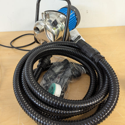 FLUENTPOWER 1HP Portable Garden Transfer Pump, 900 GPH Electric Sprinkler Booster with 13 ft Suction Hose Kit