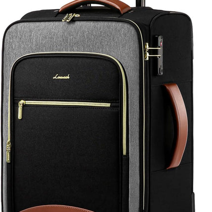 LOVEVOOK Carry On Luggage 22x14x9 Airline Approved with Spinner Wheels, 20 Inch