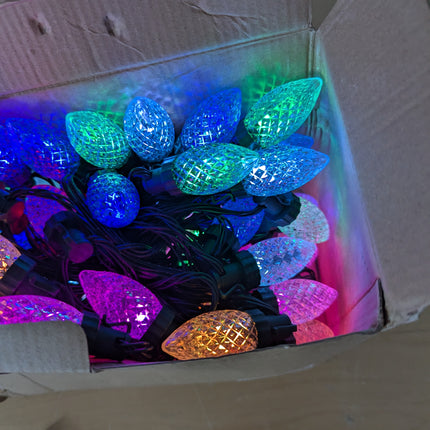 Joomer Christmas String Lights, 65FT 100 LED C9 Color Changing RGB Xmas Tree Lig
