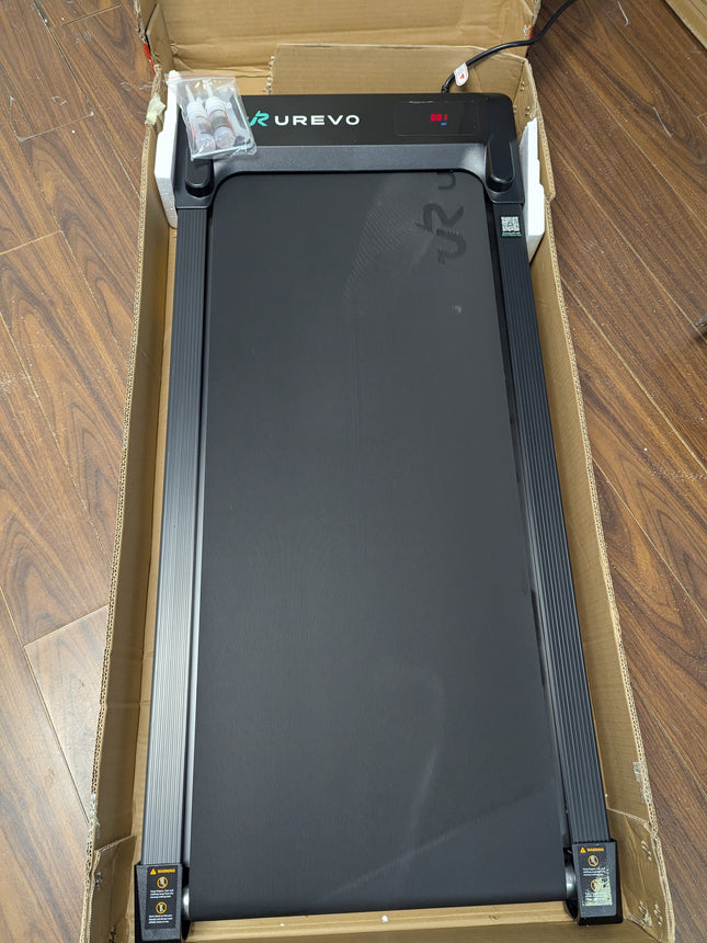 UREVO Under Desk Walking Pad Treadmill 2 in 1-4 MPH Speed, 2.5 HP 40 dB Quiet Mo
