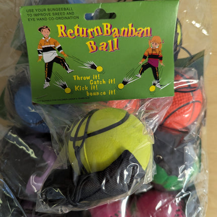Return Ball 24 balls with elastic string Wrap around finger and throw     Perfec