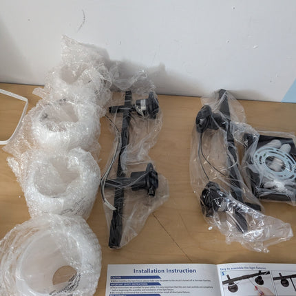 4-Light Modern Vanity Lighting Fixtures, Bathroom Wall Mounted Vanity Light,Blac