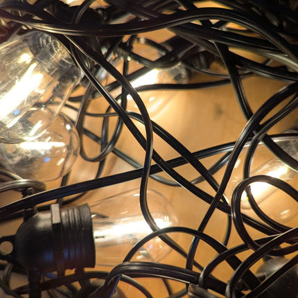 Quntis 53FT Outdoor String Lights, Waterproof Shatterproof Patio Lights String O