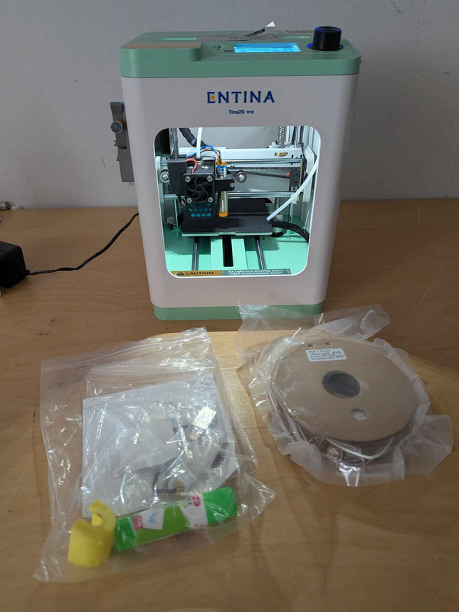 Entina Tina2S 3D Printers with WiFi Cloud Printing, Huge Models Library, Fully A