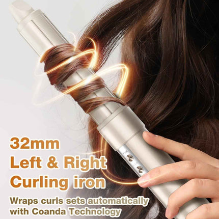 7MAGIC Hair Dryer Brush & 6 in 1 Hair Styler, Silver, 110 Volts, 1200 Watts, Ion