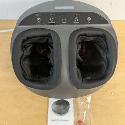 RENPHO Shiatsu Foot Massager with Heat, 3 Levels of Kneading & Compression, Washable Cover, Fits Size 13