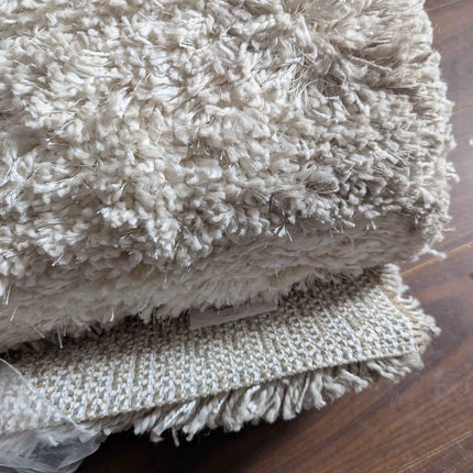 7'1"X10' Solid Eyelash Woven Shag Rug Cream - Threshold™