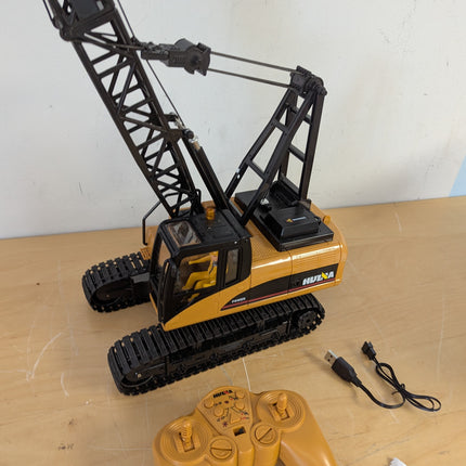 HUINA 572 15CH RC Construction Crane Truck Tower Excavator, 1/14 Scale