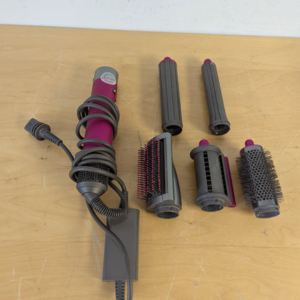 Dyson Airwrap Multi-Styler Complete Long for Long Hair, Fuchsia/Nickel, 5 Attachments (No Firm Brush)