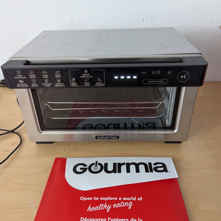 Gourmia Toaster Oven Digital Air Fryer - Convection Mode with 4 Slice Capacity,