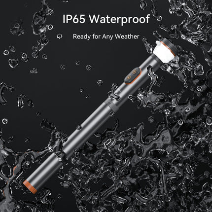 Telescopic Collapsible Camping Light, 800 Lumens, IP65, Remote & Magnetic Base