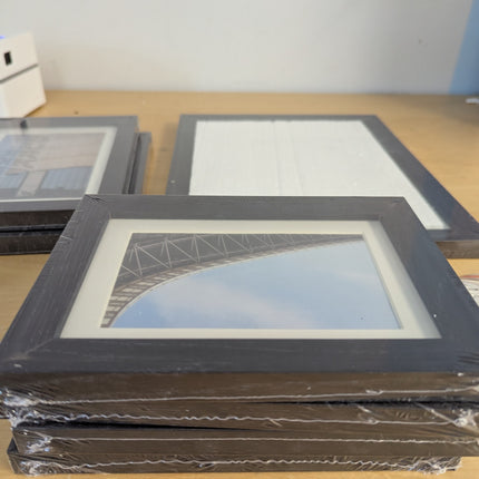 SONGMICS Collage Picture Frames, Set of 7 Photo Frames, Collage Frames, Clear Gl