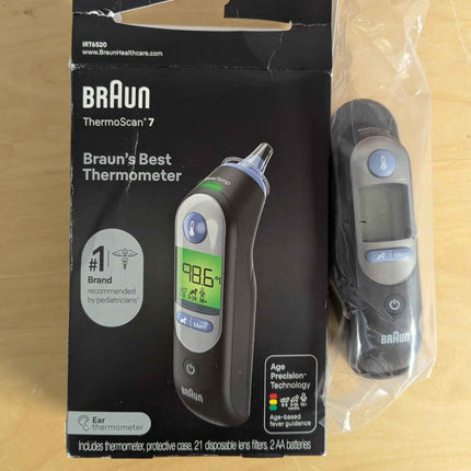 Braun IRT6520CA ThermoScan® 7 Ear Thermometer with Age Precision™ for All Age Gr