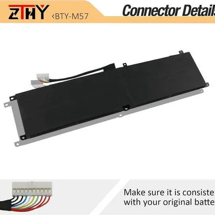 ZTHY 65Wh BTY-M57 Laptop Battery Compatible with MSI GP66 GP76 Leopard 10UE 10UG