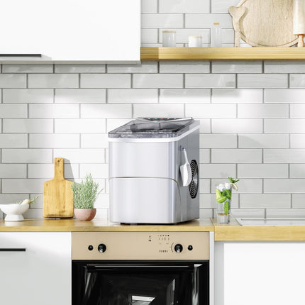 Ice Maker, Self-Cleaning Ice Machine Countertop, 26lbs in 24 Hrs Counter top Ice